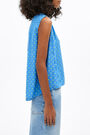 Fluid blue Dots blouse Fluid blue Dots blouse