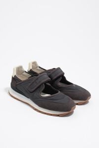 Zapatilla tenis 13 08 nylon negra