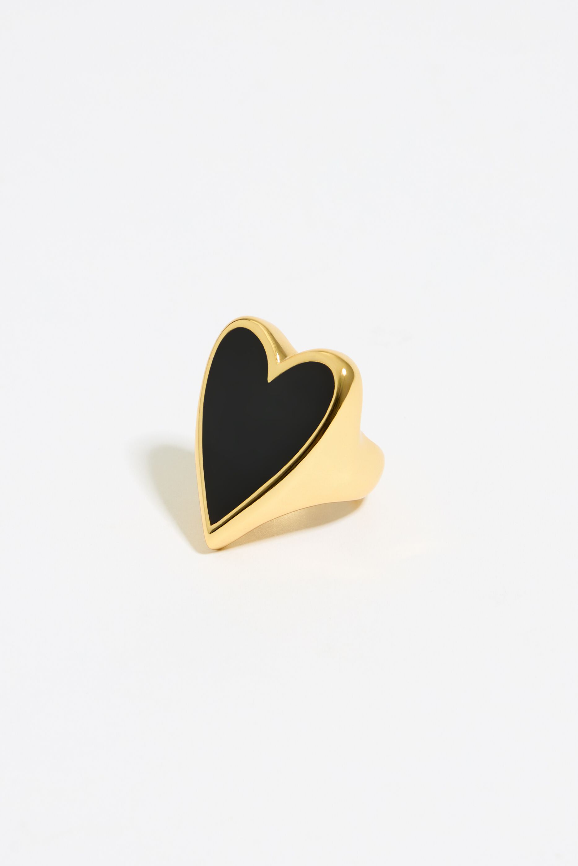 Anillo coraz n negro
