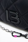 Bolso solapa XL acolchado nylon negro Bolso solapa XL acolchado nylon negro