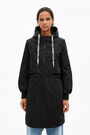 Black technical trench Black technical trench