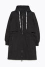 Black technical trench Black technical trench
