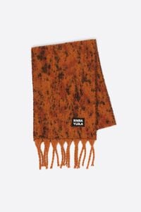 Bufanda cepillada lince carmín