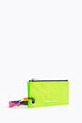 Neon green nylon rectangular coin purse Neon green nylon rectangular coin purse