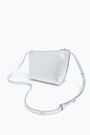 Bolso bandolera trapecio S piel plata Bolso bandolera trapecio S piel plata