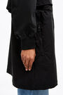 Black technical trench Black technical trench