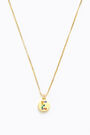 Letter E short golden necklace Letter E short golden necklace