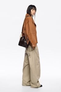 Bolsa Paper mini piel café