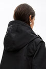 Black technical trench Black technical trench