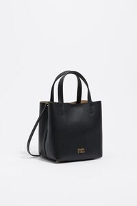 Small black leather Chihuahua bag Small black leather Chihuahua bag