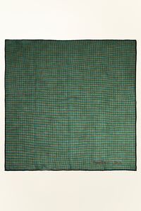 Mascada cuadros vichy verde