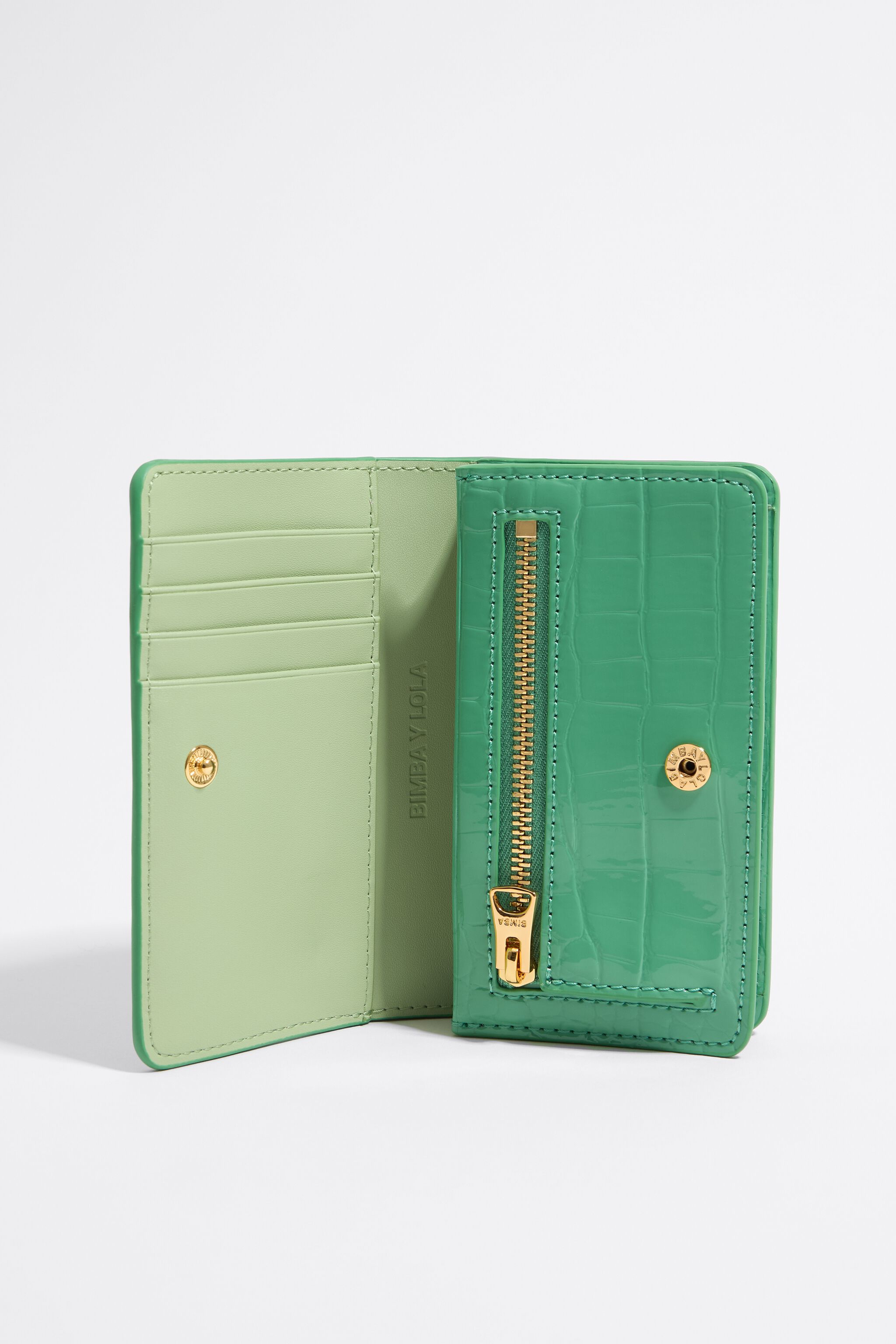 Green croc purse on sale