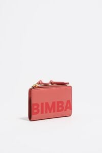 Cartera piel rosa chicle