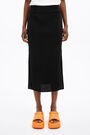 Falda midi negra Falda midi negra