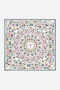 Pastel kaleidoscopic flowers scarf Pastel kaleidoscopic flowers scarf