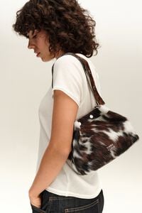 Bolsa Snaps mediana pelo caf&eacute;