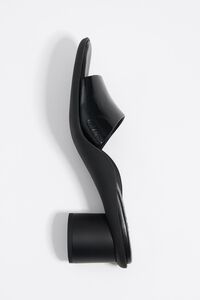 Sandalia tacón piel negra