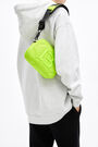 Bolso S nylon acolchado verde neón Bolso S nylon acolchado verde neón