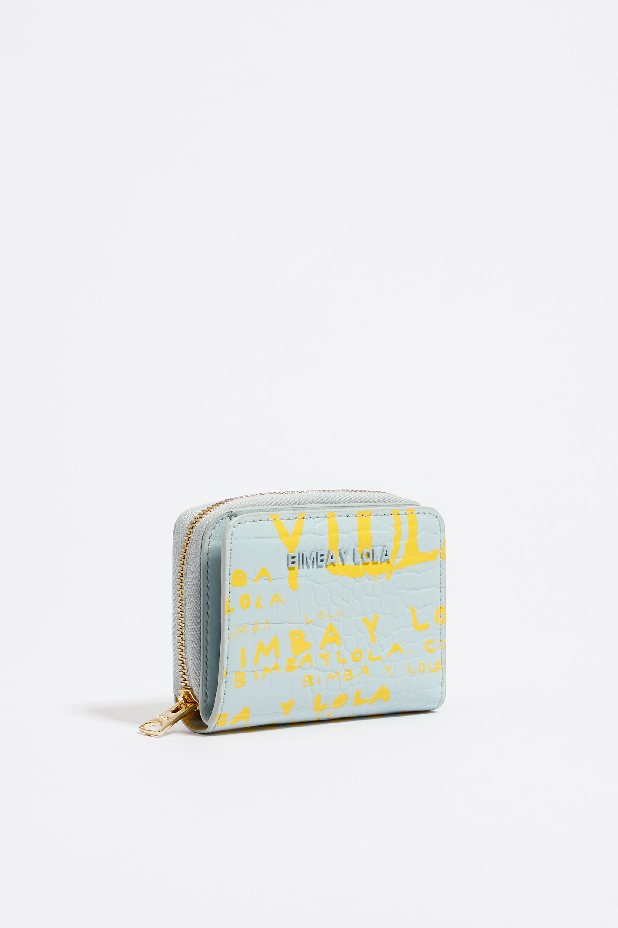 Yellow croc purse store
