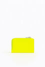 Monedero rectangular croco amarillo neón Monedero rectangular croco amarillo neón