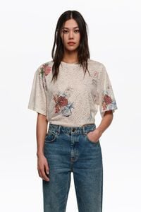 Camiseta recta devore seabed hueso