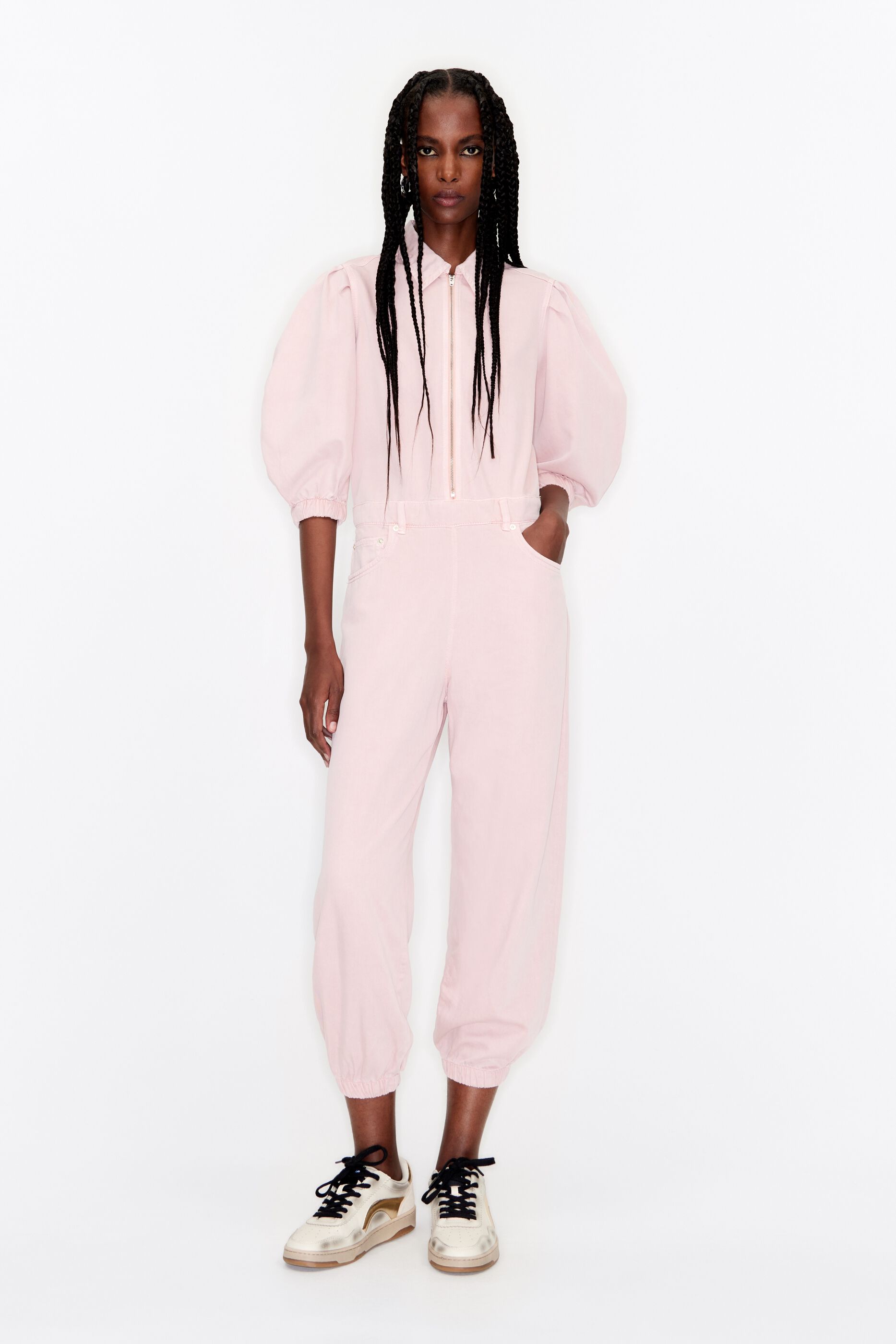 Light pink jumpsuit discount