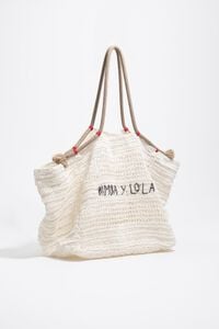 Bolsa de hombro grande papel blanco