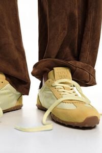 Tenis 13 29 piel nylon amarilla