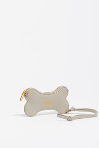 Monedero charm hueso piel piedra