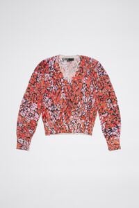 Su&eacute;ter print Leomix rojo