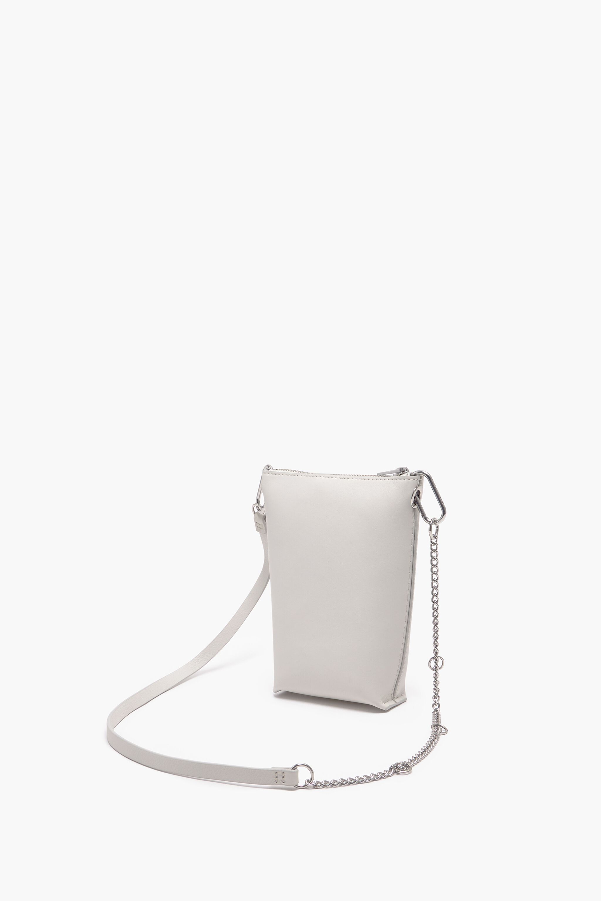 Bolso bandolera blanco piel sales