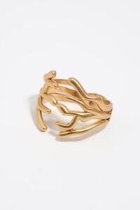 Pulsera corales dorado envejecido