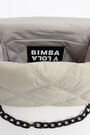 Bolso solapa S nylon acolchado piedra Bolso solapa S nylon acolchado piedra