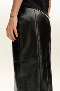 Falda midi negra