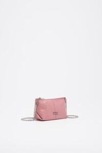 Bolsa bandolera micro piel rosa