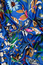 Blue wild flowers scarf Blue wild flowers scarf