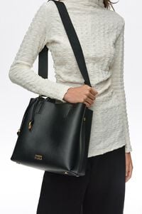 Bolsa Chihuahua grande piel negra