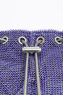 Bolso saca XS malla azul klein Bolso saca XS malla azul klein