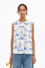 White Swim Girls A-line blouse White Swim Girls A-line blouse