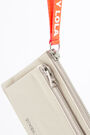 Cartera doble nylon marfil Cartera doble nylon marfil