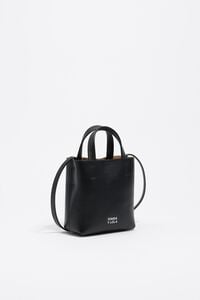 Mini black leather Chihuahua bag Mini black leather Chihuahua bag