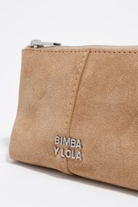 Monedero piel natural