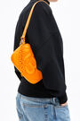Bolso bandolera S nylon acolchado naranja neón Bolso bandolera S nylon acolchado naranja neón