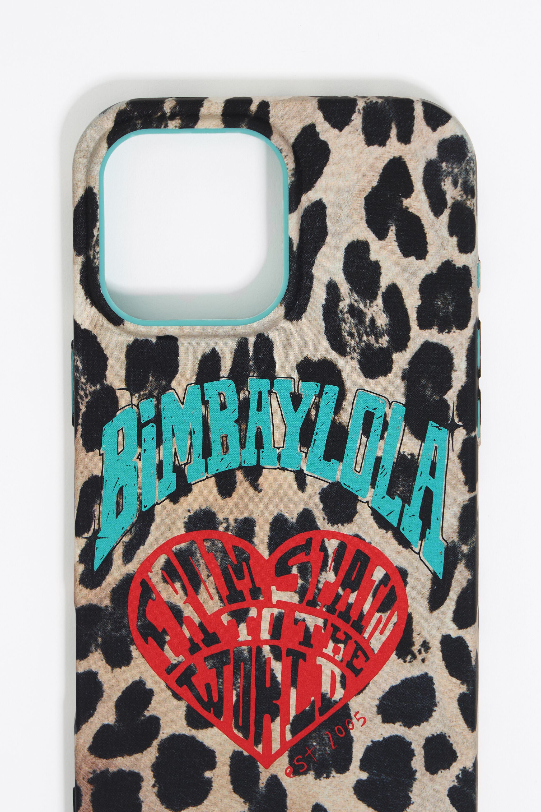 Leopard heart iPhone 14 Pro Max case