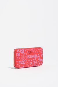 Cartera horizontal mediana print tomate rosa Cartera horizontal mediana print tomate rosa