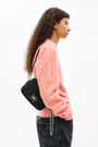 Bolso bandolera S trenzado negro Bolso bandolera S trenzado negro
