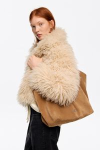 Bolsa shopper grande piel natural
