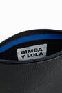 Bolso bandolera S trapecio piel negro Bolso bandolera S trapecio piel negro