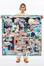 Brutalist city scarf Brutalist city scarf