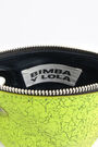 Neon yellow leather trapezium minibag Neon yellow leather trapezium minibag
